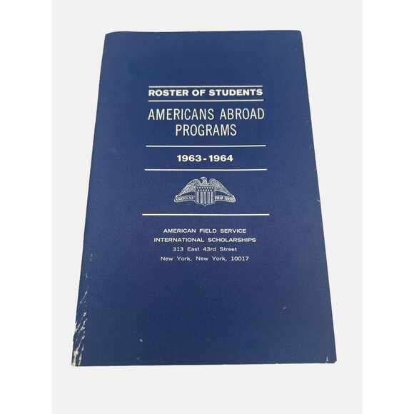 Americans Abroad Programs 1962-1963 Handbook & 1963-1964 Roster of Students - Picture 8 of 8